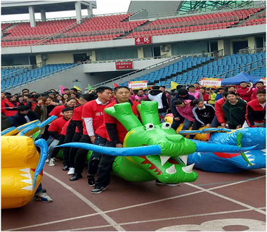 走進(jìn)車市門 參加運動會